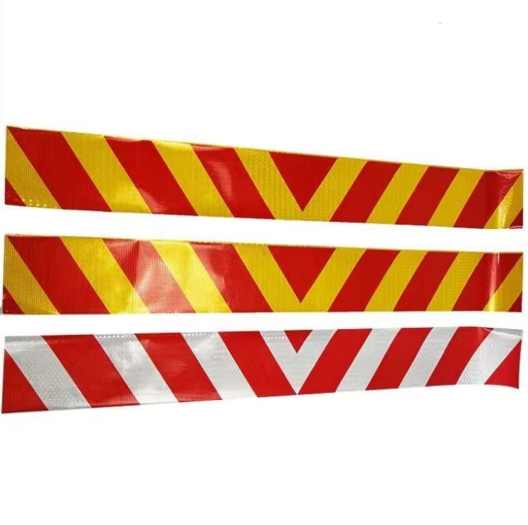 Red-Border Yellow Reflective Rear Marker Panels — product detail