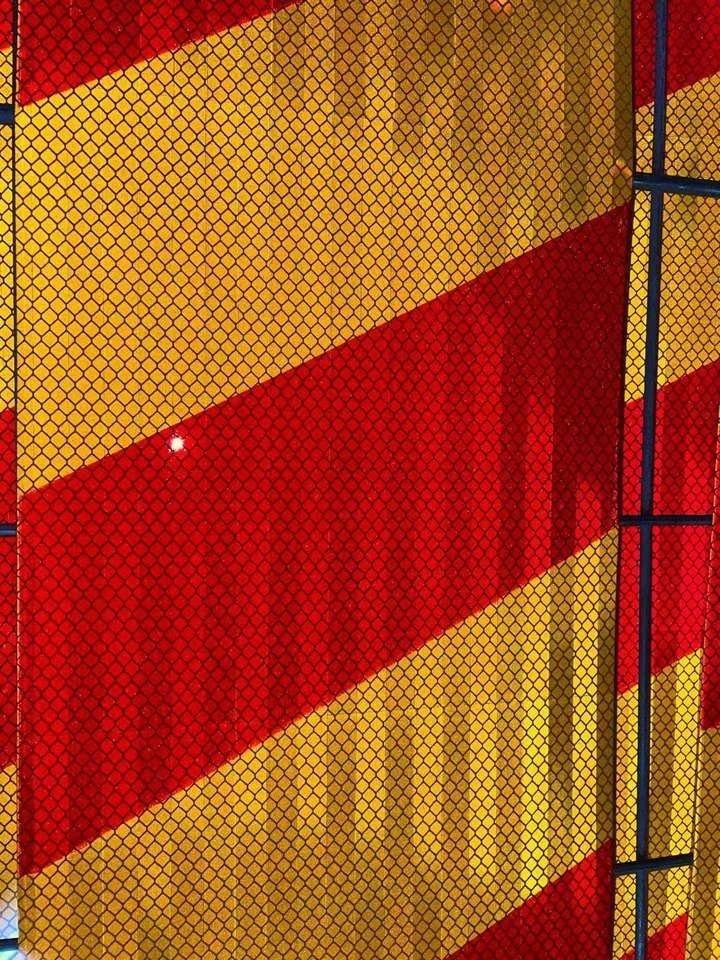 Red-Border Yellow Reflective Rear Marker Panels — product detail