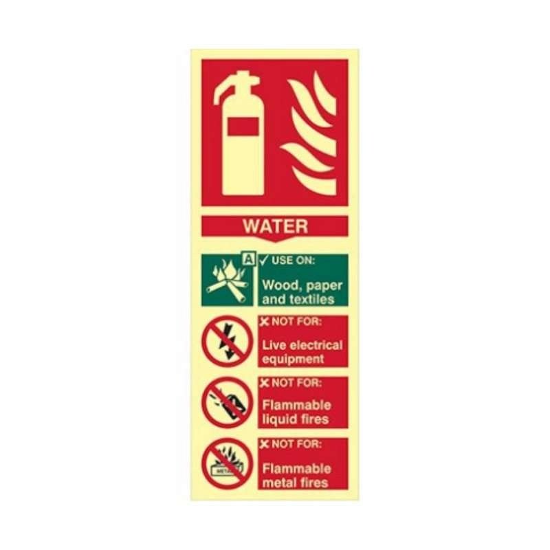 Photoluminescent Fire Extinguisher and Exit Signs — product detail