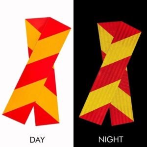 Red-Border Yellow Reflective Rear Marker Panels — product detail