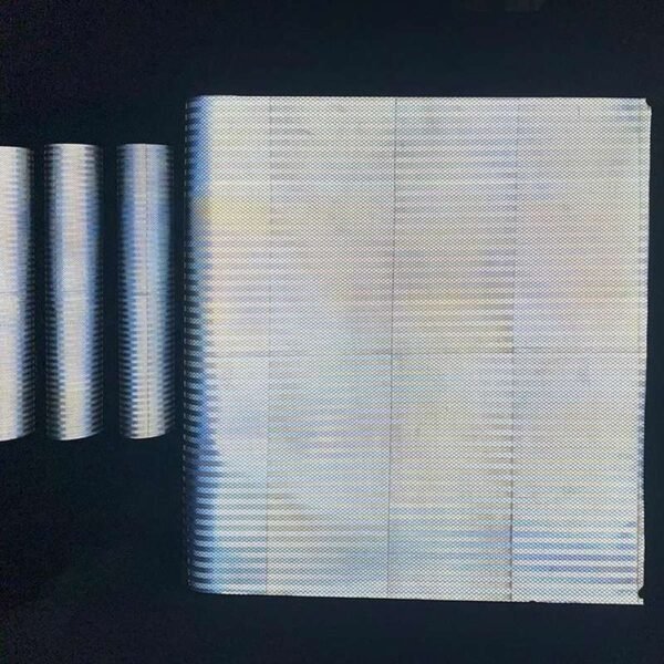 White Non-Adhesive PVC Reflective Banner Fabric — product detail