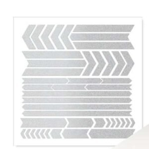 Self-Adhesive Reflective Decal Sheets for Bicycles and Helmets — product detail