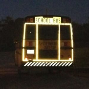 Self-Adhesive Reflective School Bus Lettering Decal — product detail