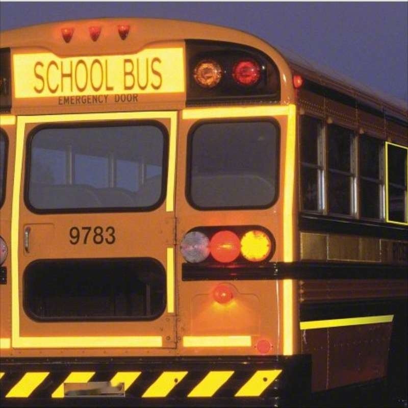Self-Adhesive Reflective School Bus Lettering Decal — product detail