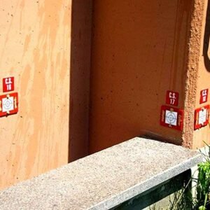 White Crosshair Reflective Survey Targets in Multiple Sizes — product detail