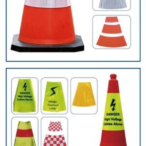 Flexible Prismatic Reflective PVC Sleeves for Traffic Cones — product detail