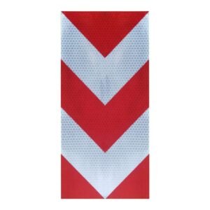 Red and White Chevron Reflective Vehicle Marking Film — product detail