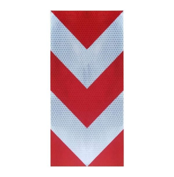 Vertical chevron film layout