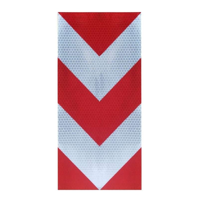 Red and White Chevron Reflective Vehicle Marking Film — product detail