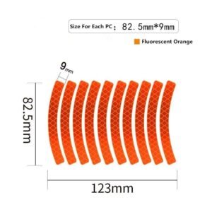 Orange High-Intensity Prismatic Reflective Film for Sign-Making — product detail