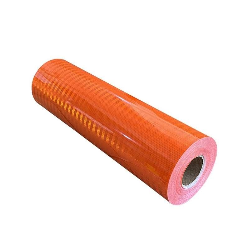 Orange high-intensity reflective film roll