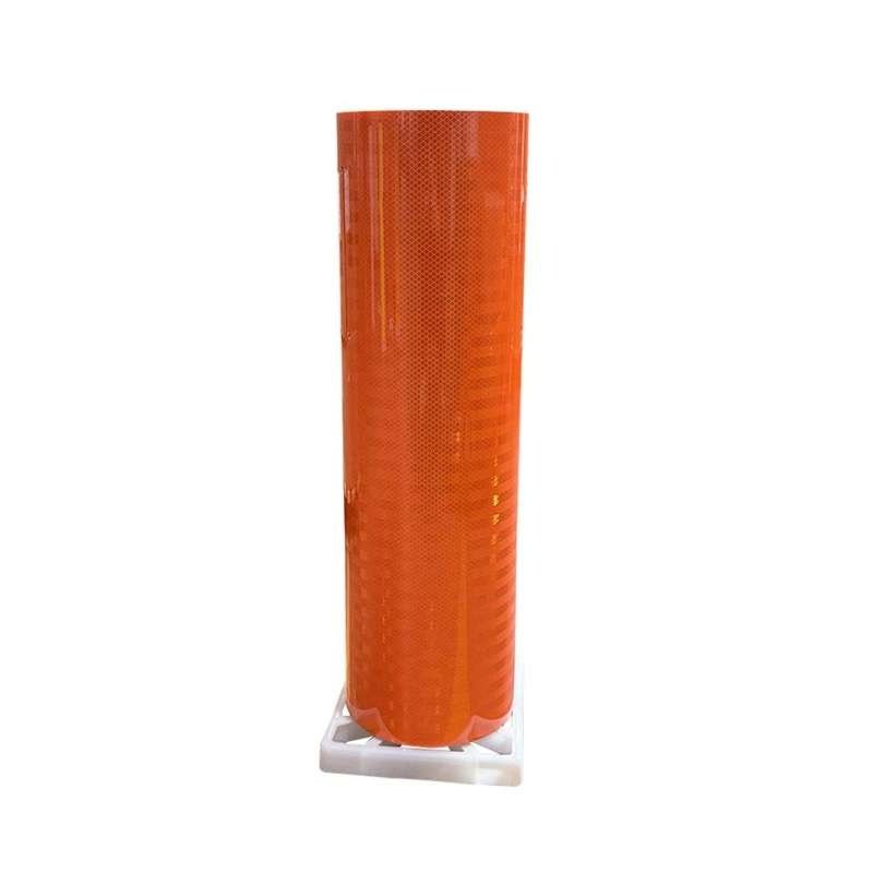 Orange High-Intensity Prismatic Reflective Film for Sign-Making — product detail