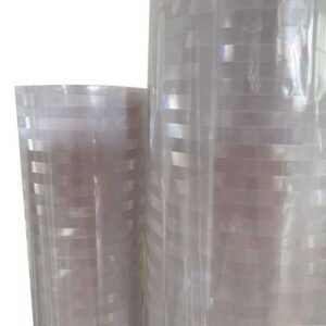 Flexible white PVC reflective sheeting roll detail