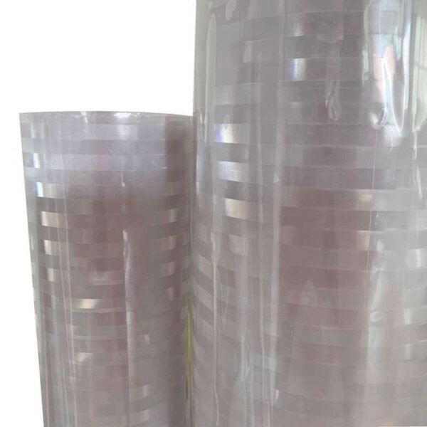 Flexible white PVC reflective sheeting roll detail