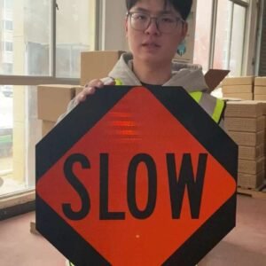 Related SLOW sign format shown as a separate option