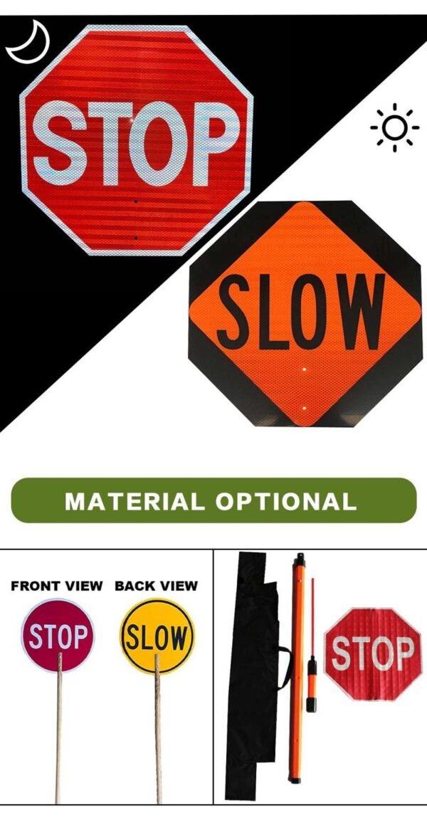Reflective Aluminum Octagonal Stop Sign — product detail