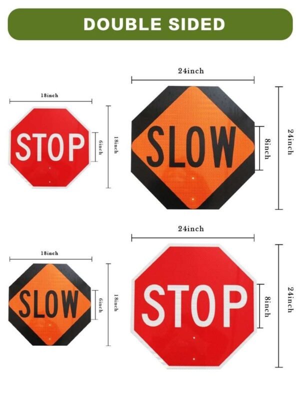 Reflective Aluminum Octagonal Stop Sign — product detail