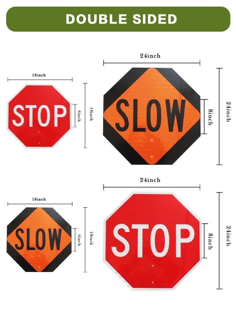 Reflective Aluminum Octagonal Stop Sign — product detail