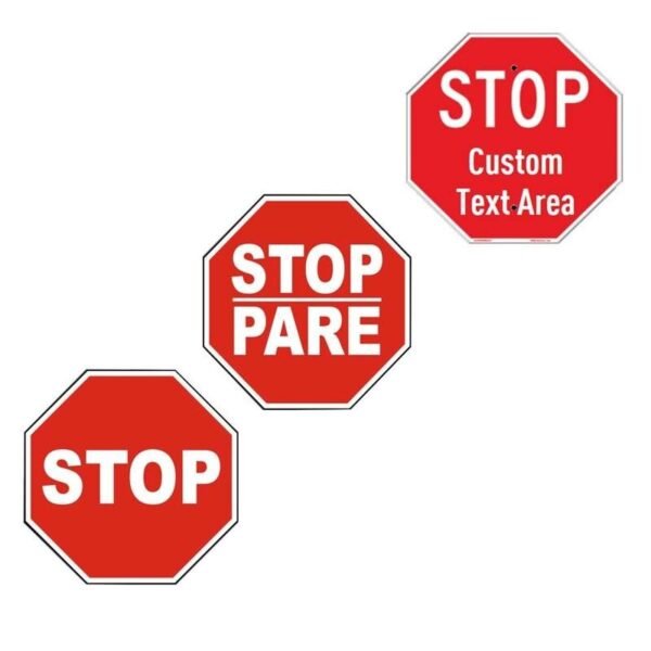 Reflective Aluminum Octagonal Stop Sign — product detail