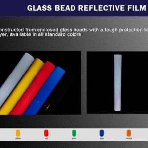 Commercial Grade Glass-Bead Reflective Vinyl Rolls — product detail