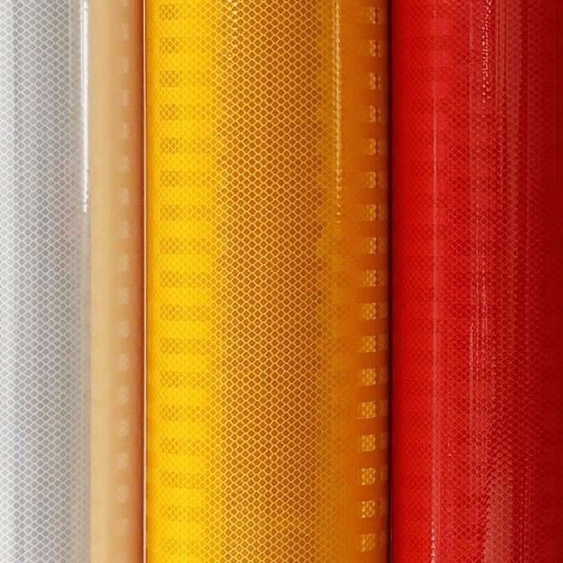 PET Honeycomb Prismatic Self-Adhesive Reflective Film — product detail