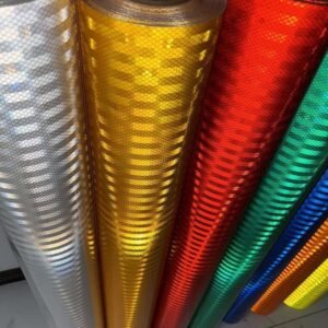 PET Honeycomb Prismatic Self-Adhesive Reflective Film — product detail