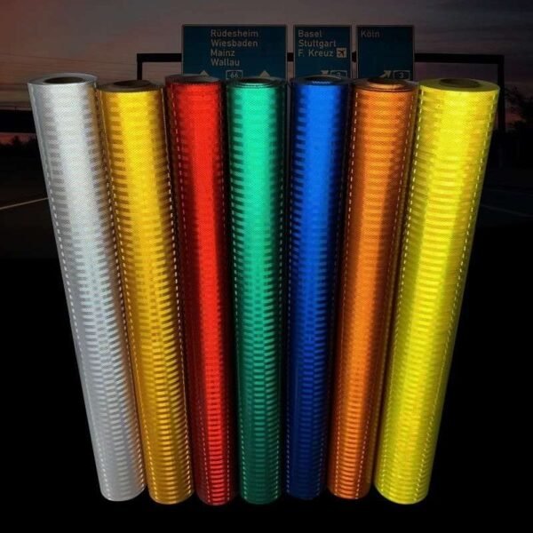 PET Honeycomb Prismatic Self-Adhesive Reflective Film — product detail