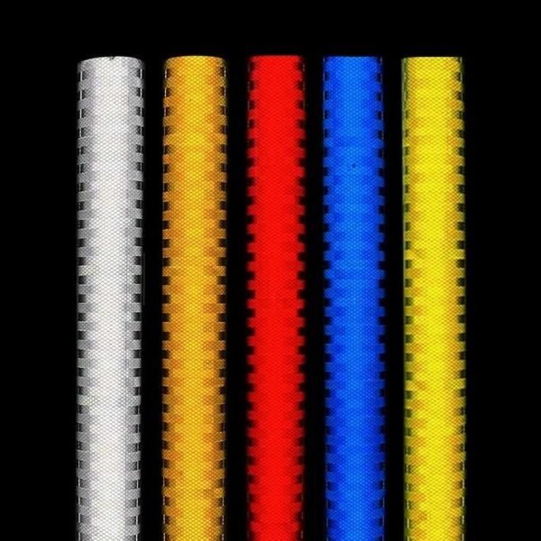 PMMA prismatic reflective rolls shown under directional illumination