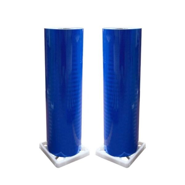 Blue PVC Honeycomb Reflective Film for Traffic Signs — product detail