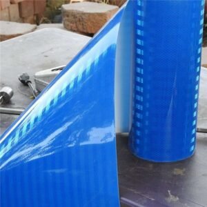 Blue PVC Honeycomb Reflective Film for Traffic Signs — product detail