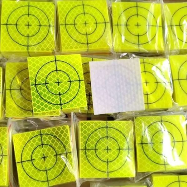 White Crosshair Reflective Survey Targets in Multiple Sizes — product detail