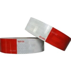 Red and White Self-Adhesive Prismatic Vehicle Tape — product detail