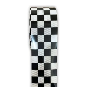 Black and White Checkerboard Reflective Marking Tape — product detail
