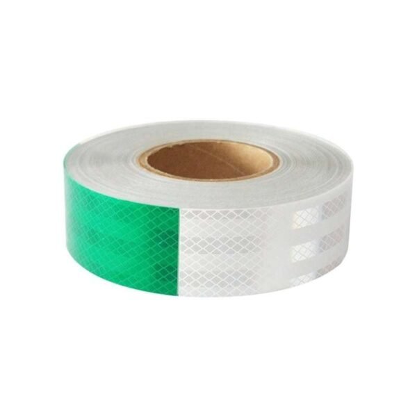 Green and White Prismatic Reflective Marking Tape — product detail