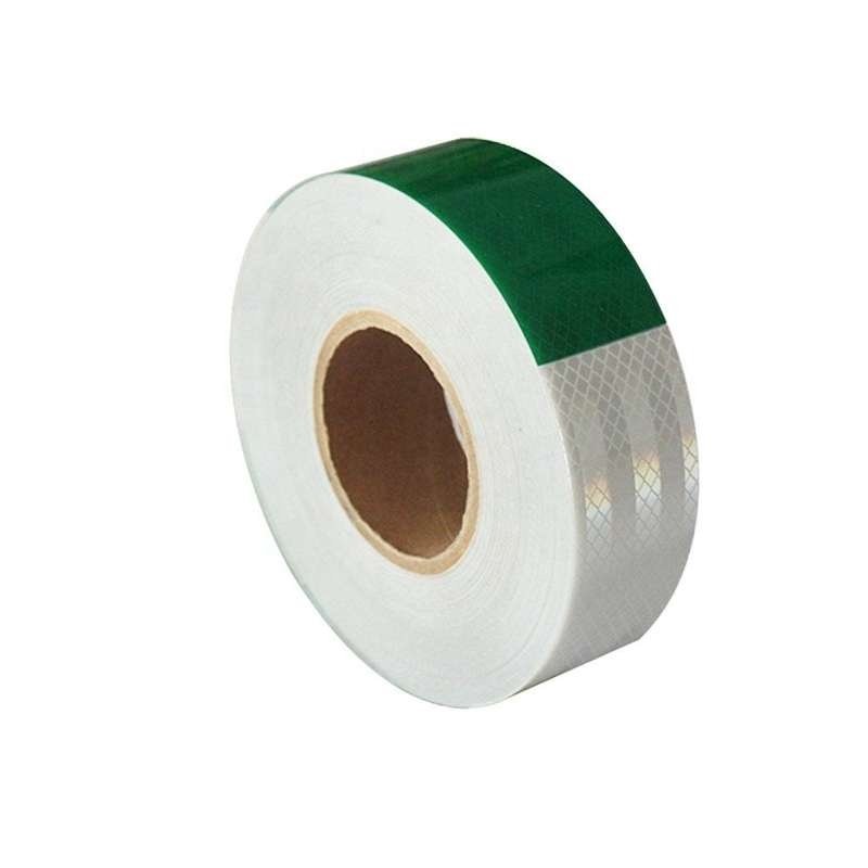 Green and White Prismatic Reflective Marking Tape — product detail