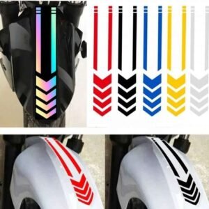 Reflective Arrow Decal for Motorcycle Fenders — product detail