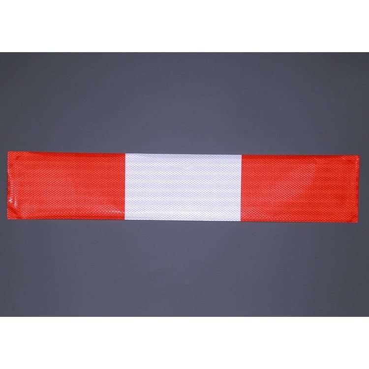 Red and White Self-Adhesive Reflective Barrier Strips — product detail