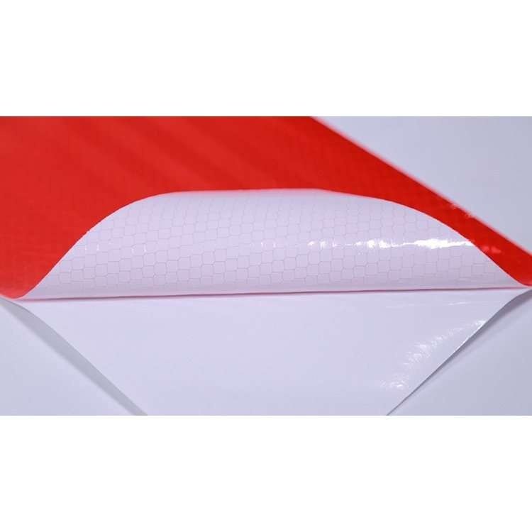Red and White Self-Adhesive Reflective Barrier Strips — product detail