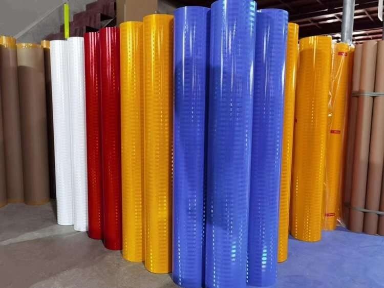 Multi-Color Microprismatic Reflective Sheeting for Road Signs — product detail