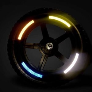 Curved Prismatic Reflective Wheel Rim Sticker Strips — product detail