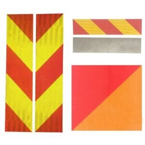 Custom Diagonal Stripe Reflective Warning Strips — product detail