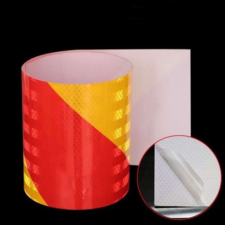 Red and Yellow Chevron Rear Marking Plates — product detail